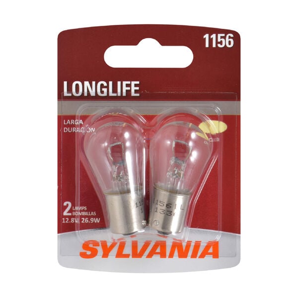 SYLVANIA 1156 Long Life Mini Bulb, 2 Pack, , hi-res